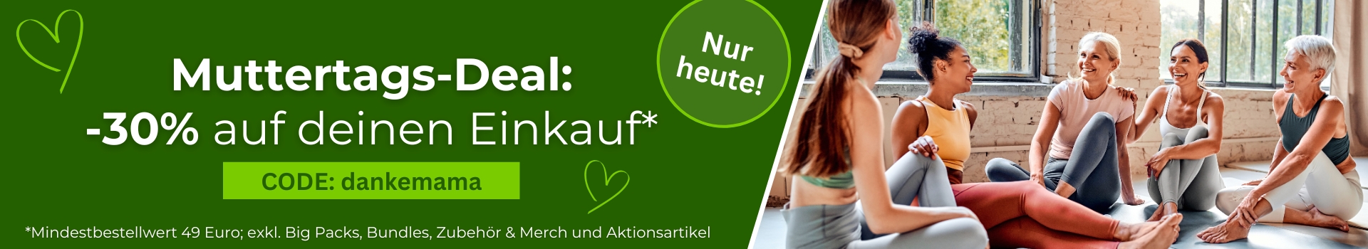 Headerbild Muttertags Aktion desktop Fitness Food Natural Power 