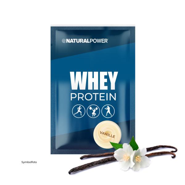 Bild 01:Whey Protein Vanille Einzelportion, 30g