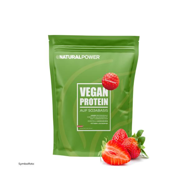 Bild 01:Vegan Protein Erdbeere, 500g