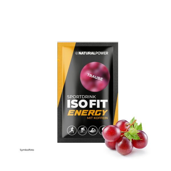 Bild 01:ISO FIT Energy Traube Einzelportion, 16g