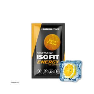 ISO FIT Energy Eistee-Zitrone Einzelportion