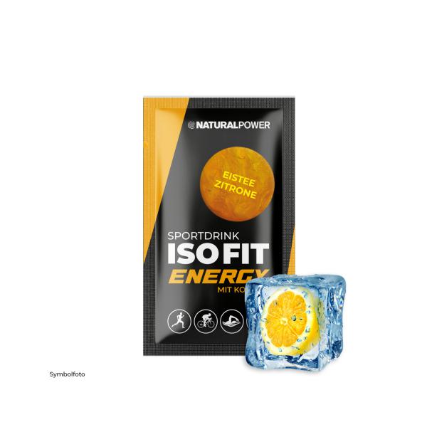 Bild 01:Iso Fit ENERGY Eistee-Zitrone Einzelportion, 16g