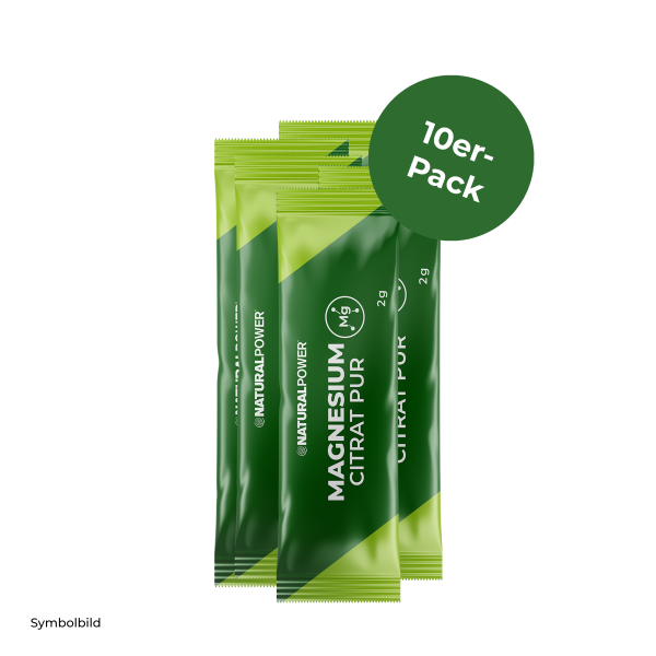 Bild 01:Magnesium Citrat Sticks 10er-Pack, 20g