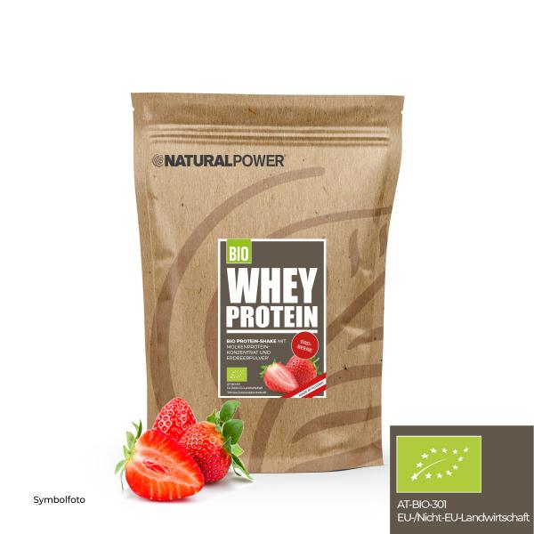 Bild 01:BIO Whey Protein Erdbeere, 360g