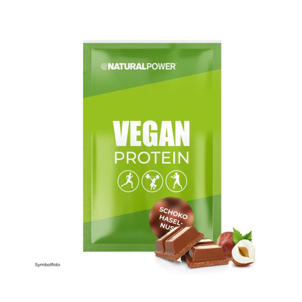 Bild 01:Vegan Protein Schoko-Haselnuss Einzelportion, 30g