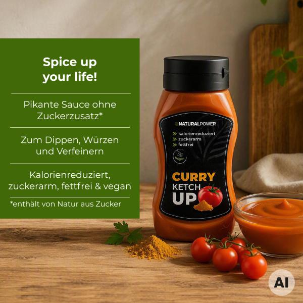 Bild 02:Zero Sauce Curry Ketchup, 320g