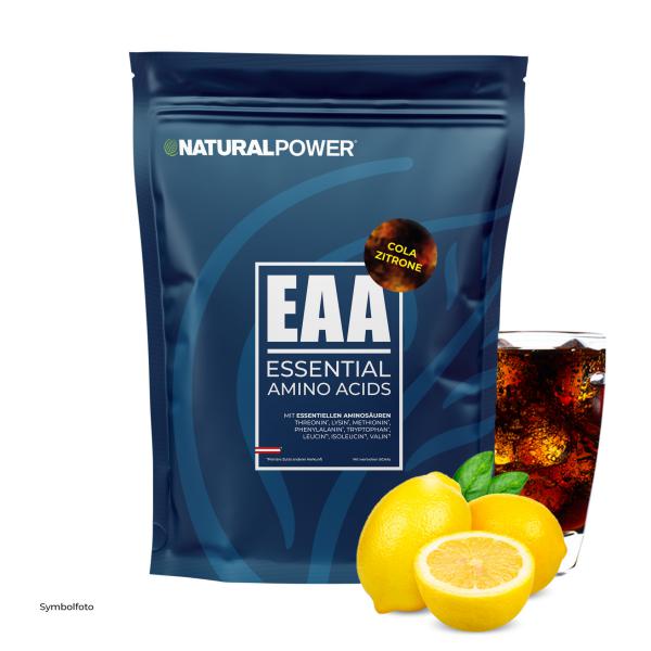Bild 01:EAA Essential Aminos Cola-Zitrone, 480g