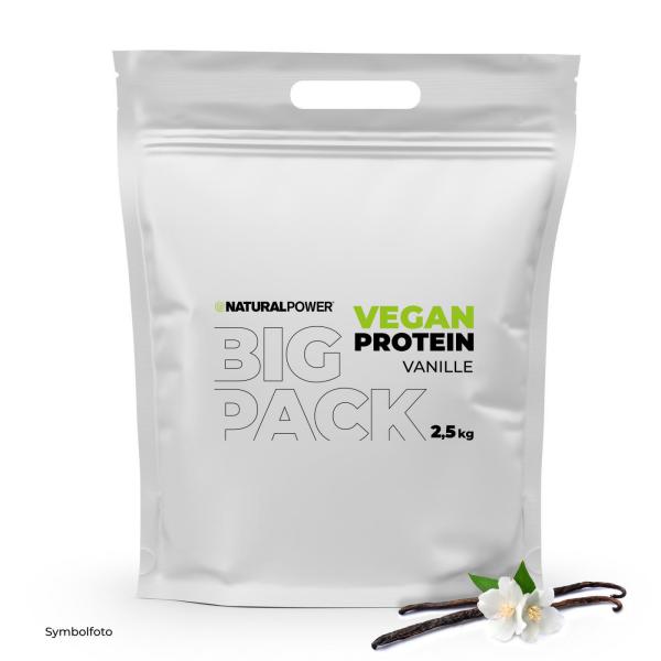 Bild 01:Vegan Protein Big Pack Vanille, 2500g